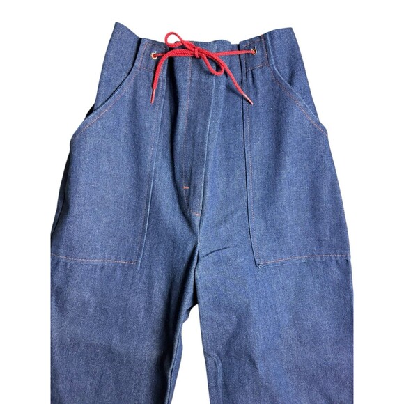 NWT TRUE VINTAGE Kemington Express Denim Jeans Flare Leg Ladies 60's 70's 9/10 - Picture 3 of 13